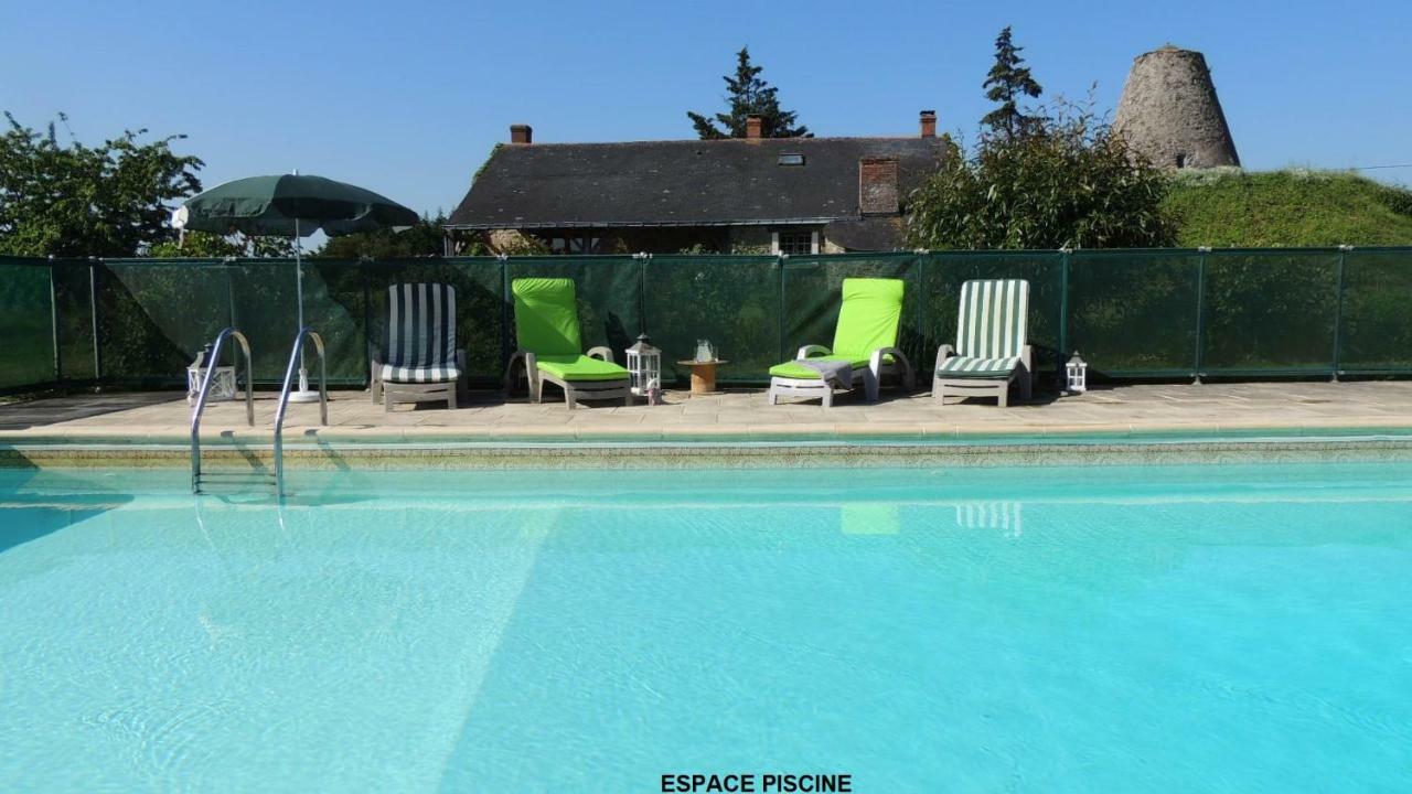 Gite Layon 6 Places Moulin De La Placette Faye-d'Anjou Exteriör bild